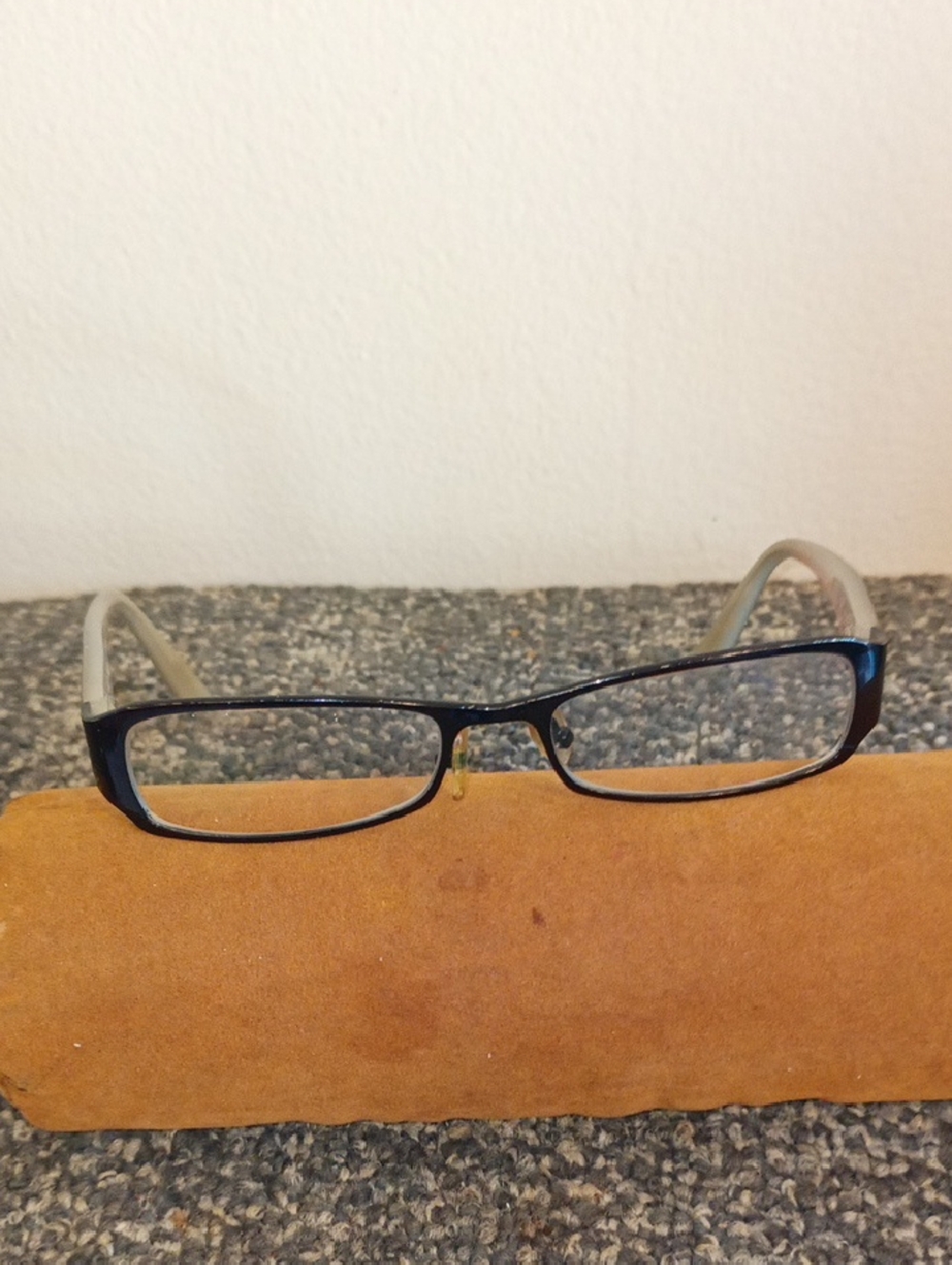 Armani Exchange Unisex Rectangular Glasses in Black and Silver